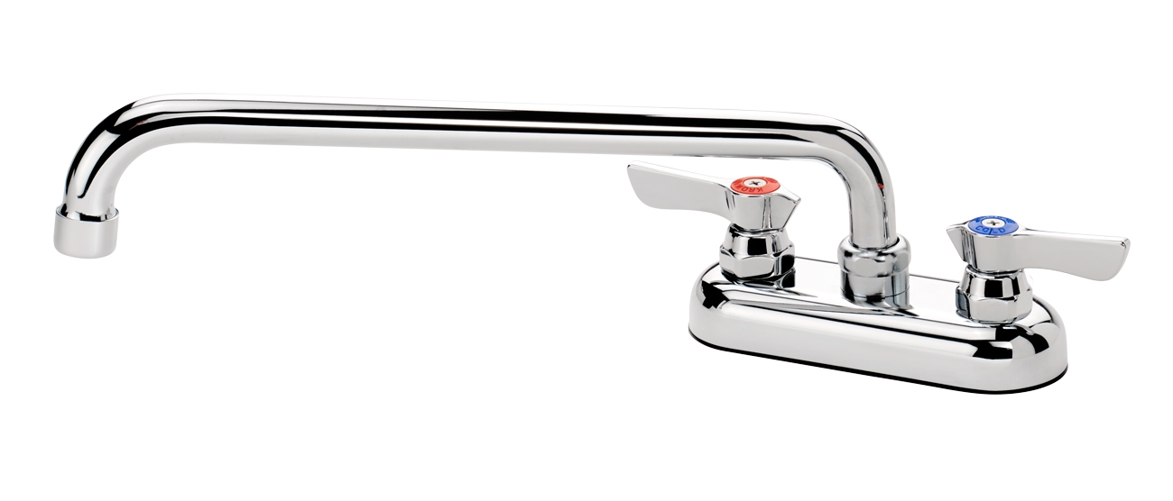 Krowne 11-412L Deck Mount Faucet w/ 12" Swing Nozzle