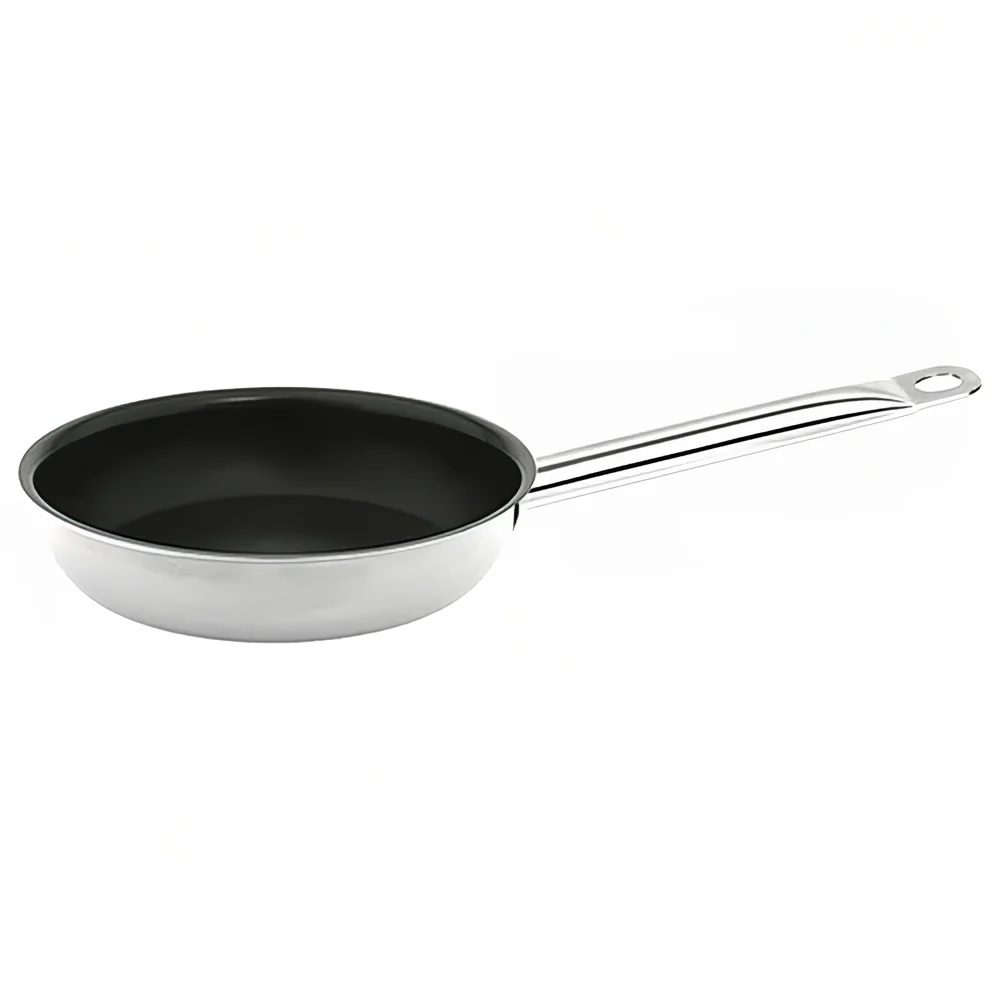 Thunder Group SLSFP4109 9 1/2" Non Stick Stainless Steel Frying Pan w/ Hollow Metal Handle