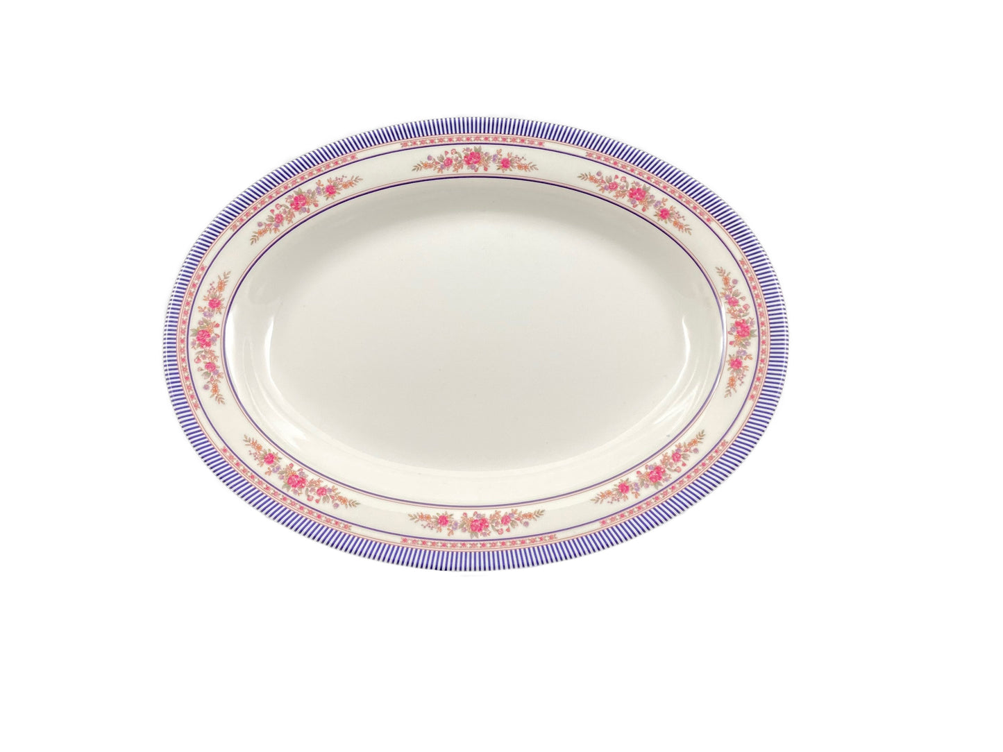 Thunder Group 2112AR 12" x 9" Oval Platter - Melamine, Rose