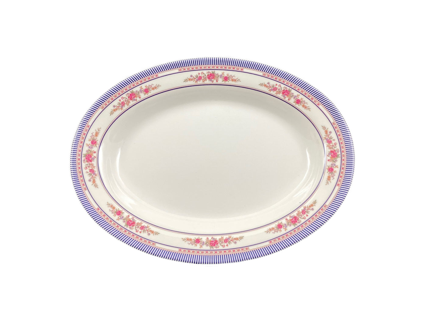 Thunder Group 2113AR 13" x 9 3/4" Oval Platter - Melamine, Rose