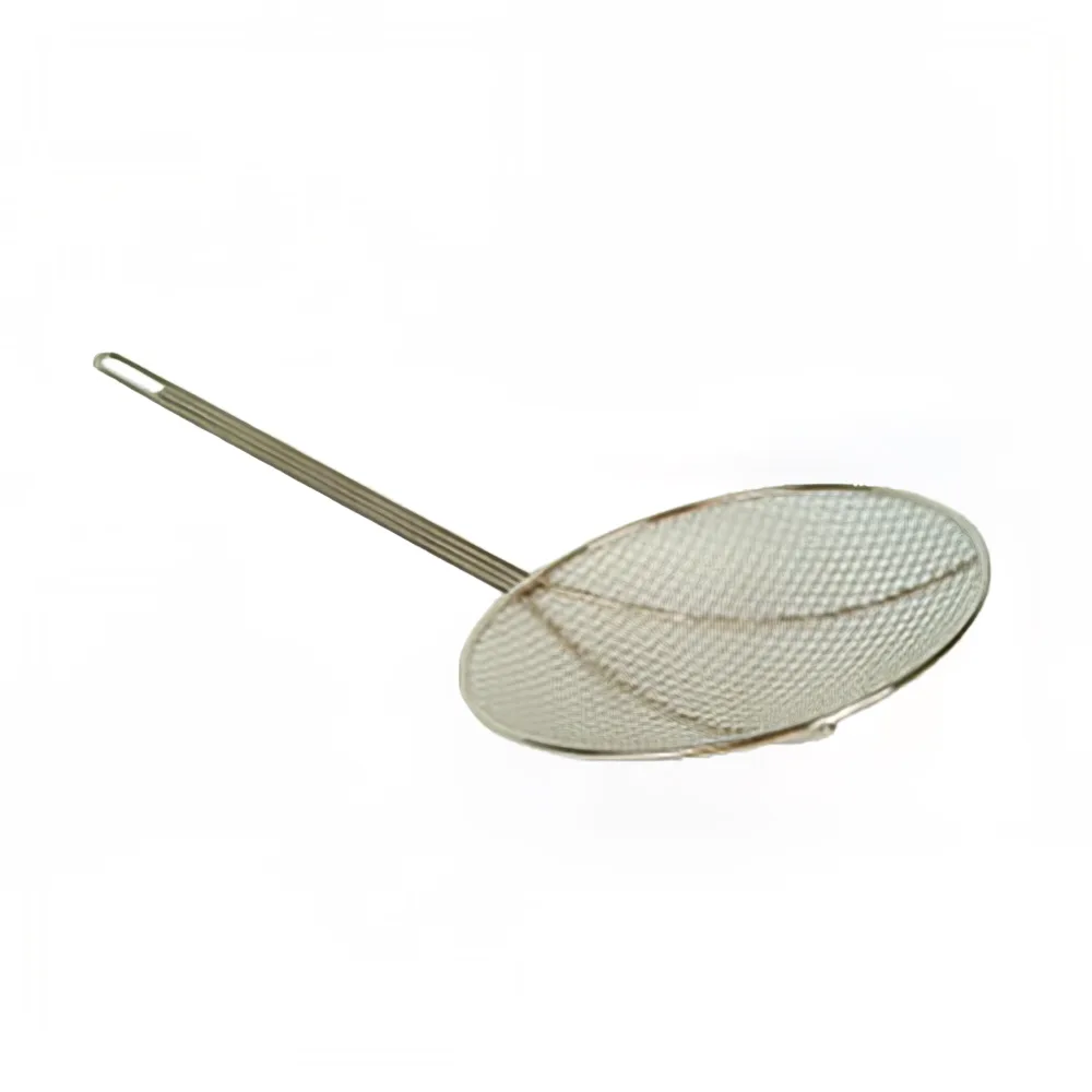 Thunder Group SLSKR913 9" Round Wire Skimmer, Nickel Plated