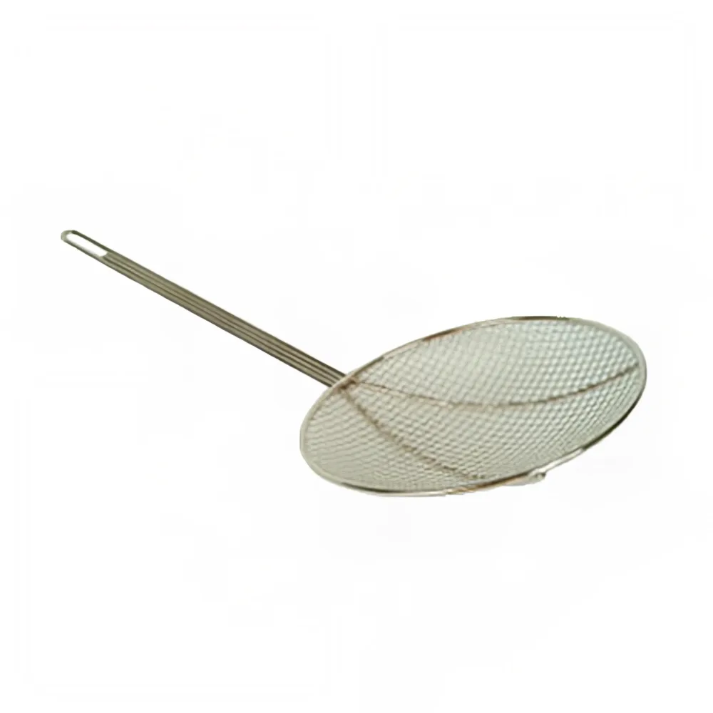 Thunder Group SLSKR713 7" Round Wire Skimmer, Nickel Plated