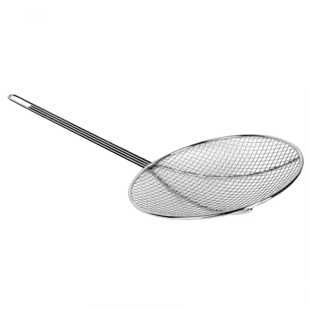 Thunder Group SLSKR613 6" Round Skimmer, Nickle Plated