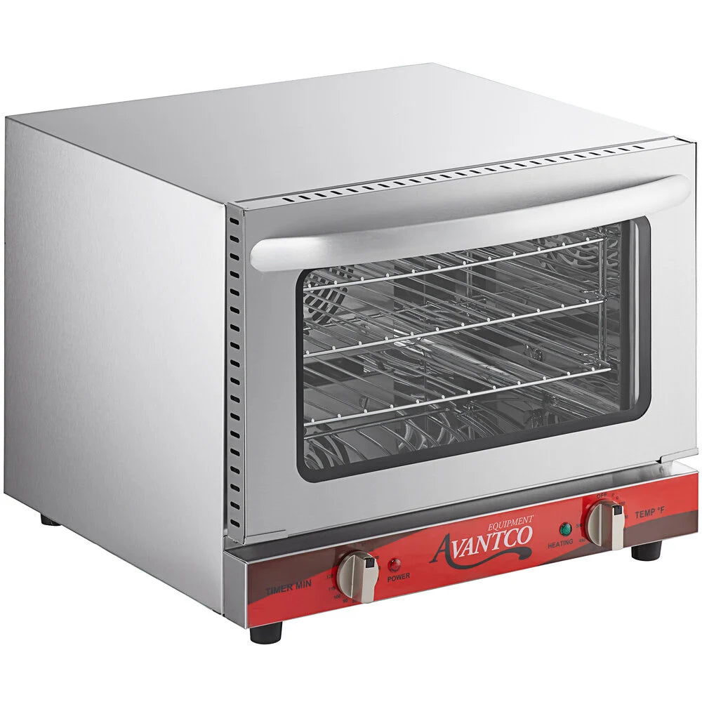 Avantco CO-14 Countertop Convection Oven Quarter Size 0.8 Cu. Ft. 120V 1440W