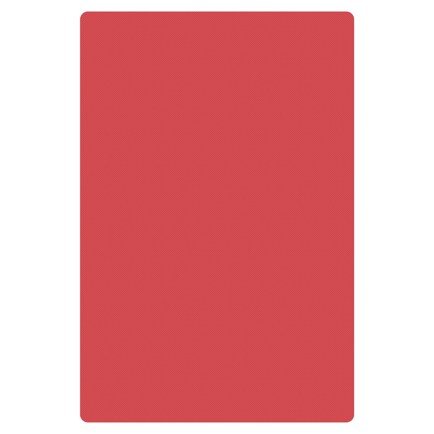 Thunder Group PLCB181205RD Plastic Cutting Board - 12" x 18", Red