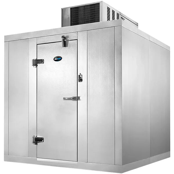 Amerikooler Walk-In Freezer, Indoor Quick Ship with Top Mounted Refrigeration