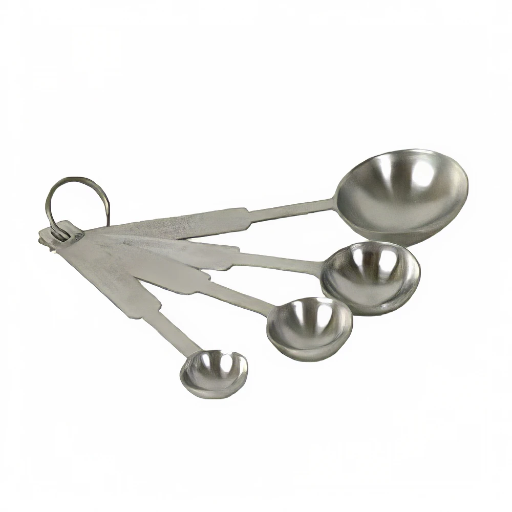 Thunder Group SLMC2416 4 Piece Measuring Spoon Set, Stainless