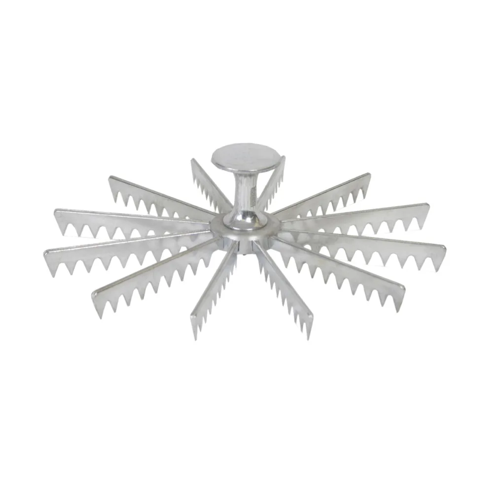 Thunder Group ALPMA012 12 Cut Pie Marker, Aluminum