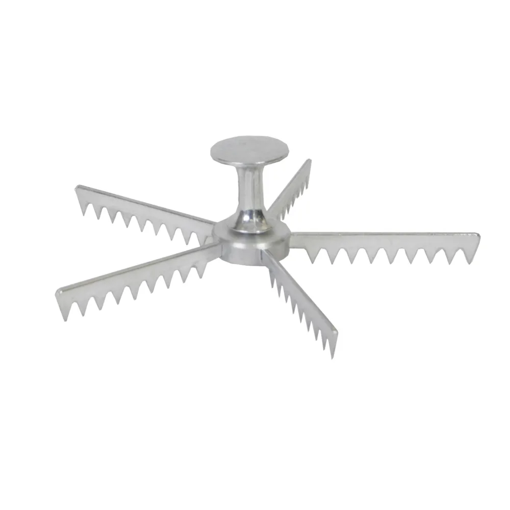 Thunder Group ALPMA005 5 Cut Pie Marker, Aluminum