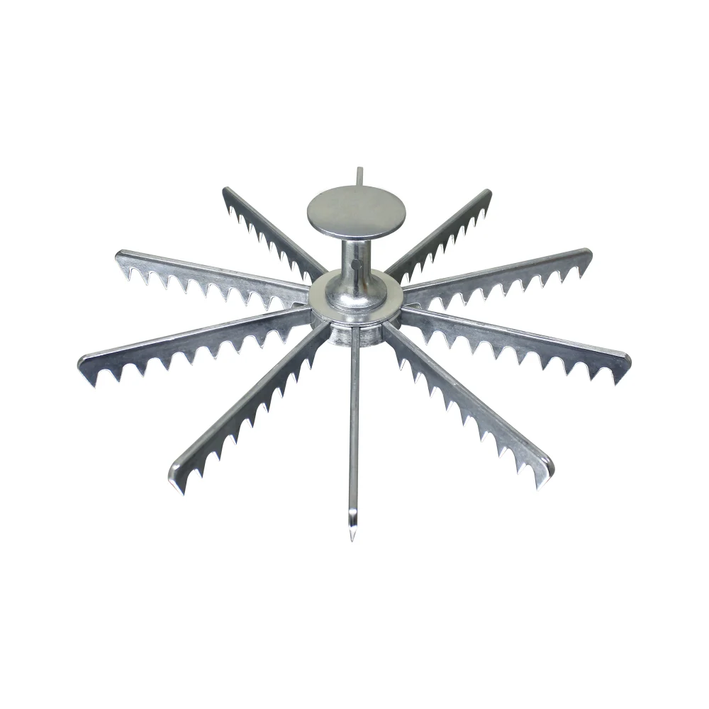Thunder Group ALPMA010 10 Cut Pie Marker, Aluminum
