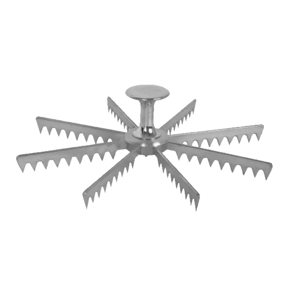 Thunder Group ALPMA008 8 Cut Pie Marker, Aluminum