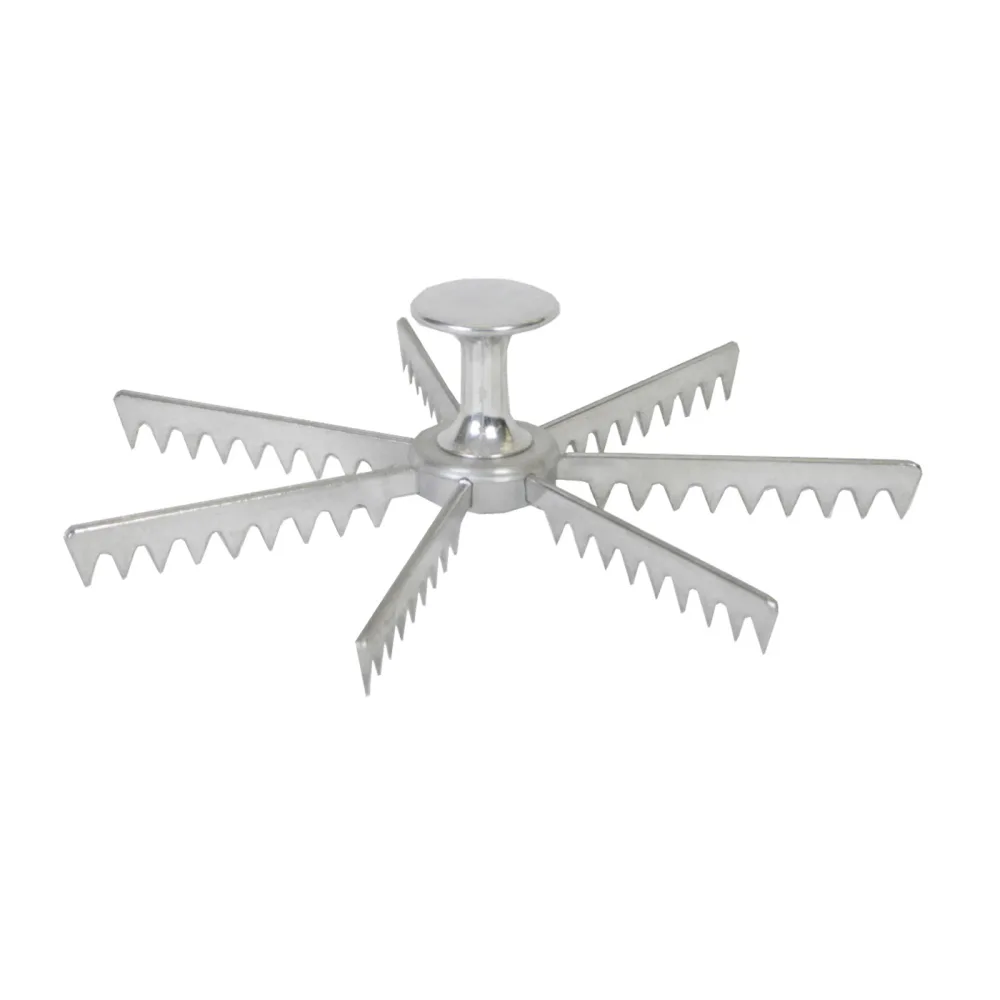 Thunder Group ALPMA007 7 Cut Pie Marker, Aluminum