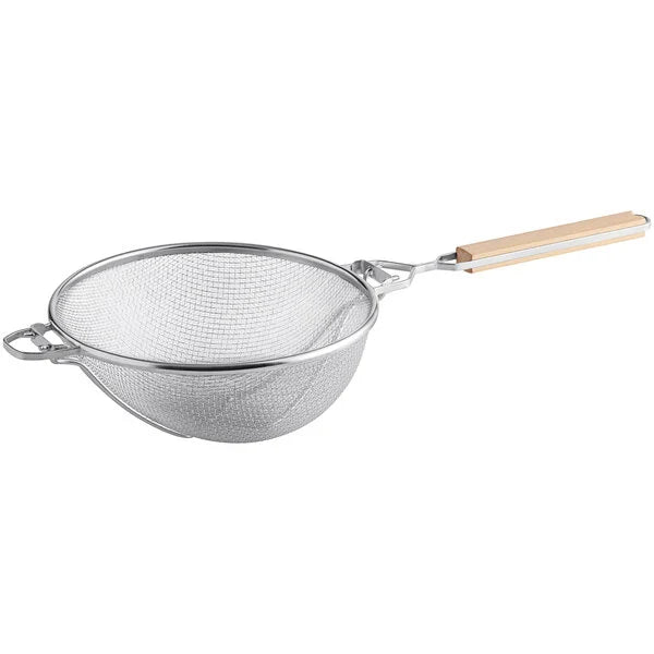 Choice 407STRNRE10 10 1/4" Reinforced Heavy-Duty Stainless Steel Strainer
