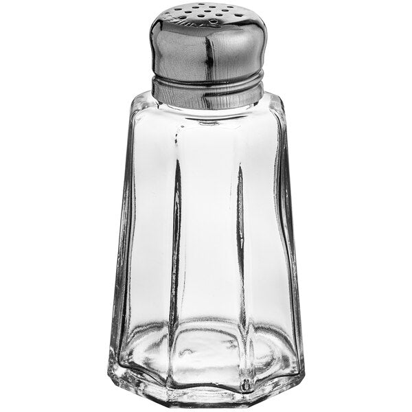 Choice 176MSHR2SP 2 oz. Mushroom Top Salt and Pepper Shaker - 12/Pack