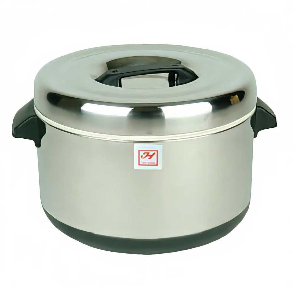 Thunder Group SEJ72000 40 cup Sushi Rice Container - Stainless Steel Liner & Exterior
