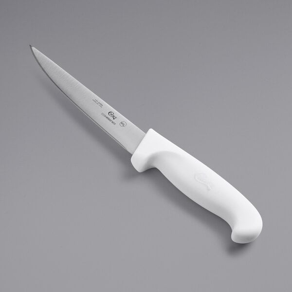 Boning Knife w/ White Handle