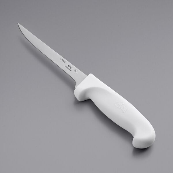 Boning Knife - Narrow w/ White Handle
