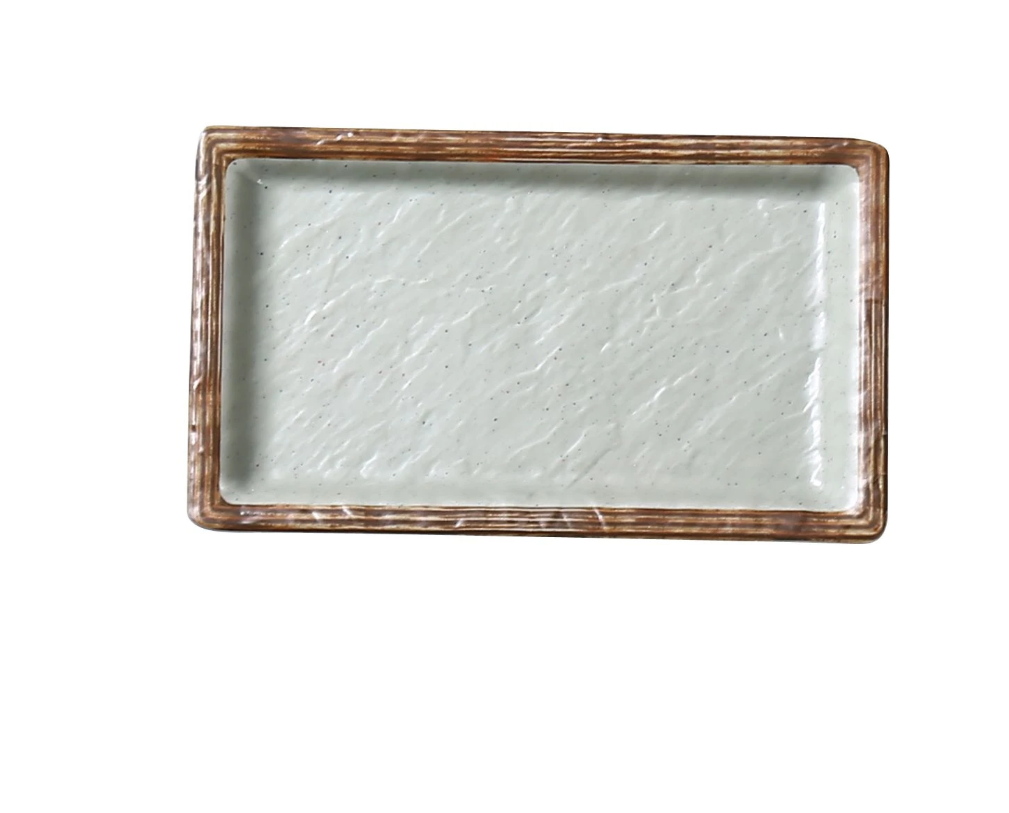 Yanco YO-3006 Yoto Sushi Plate 6-1/2"L X 3-3/4"W X 3/4"H Rectangular