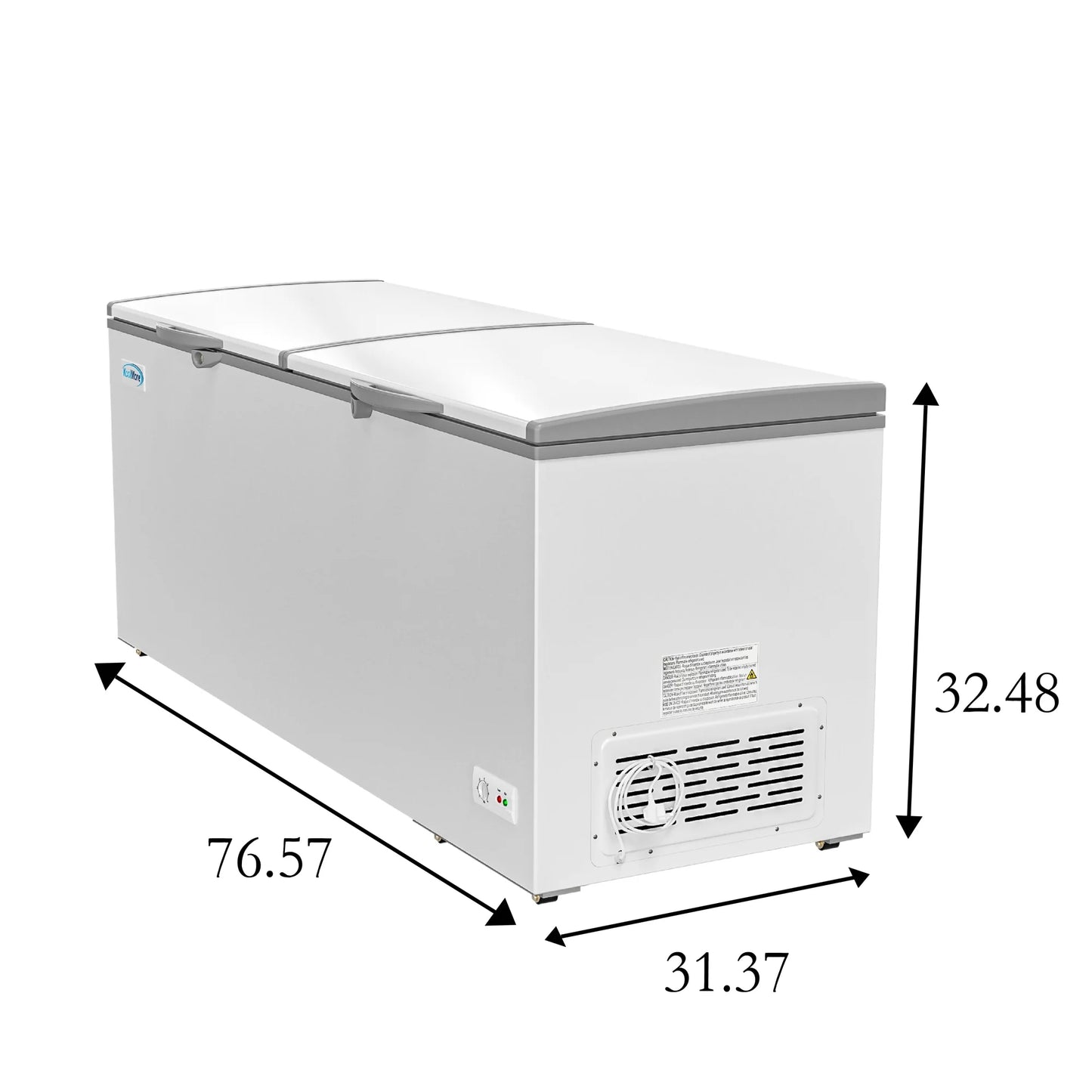 Koolmore SCF-24C Commercial 77" W Chest Freezer 24 Cu Ft.