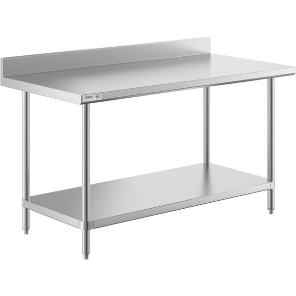 Work Table- 3060STSB 4" Backsplash