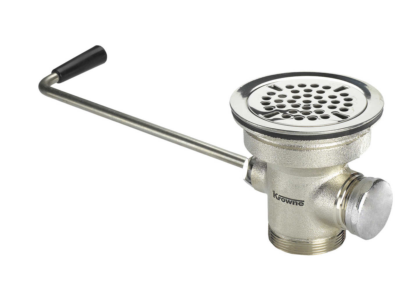 Krowne 22-201 Twist Waste w/ 3" Sink Opening & 1 1/4" Overflow Outlet