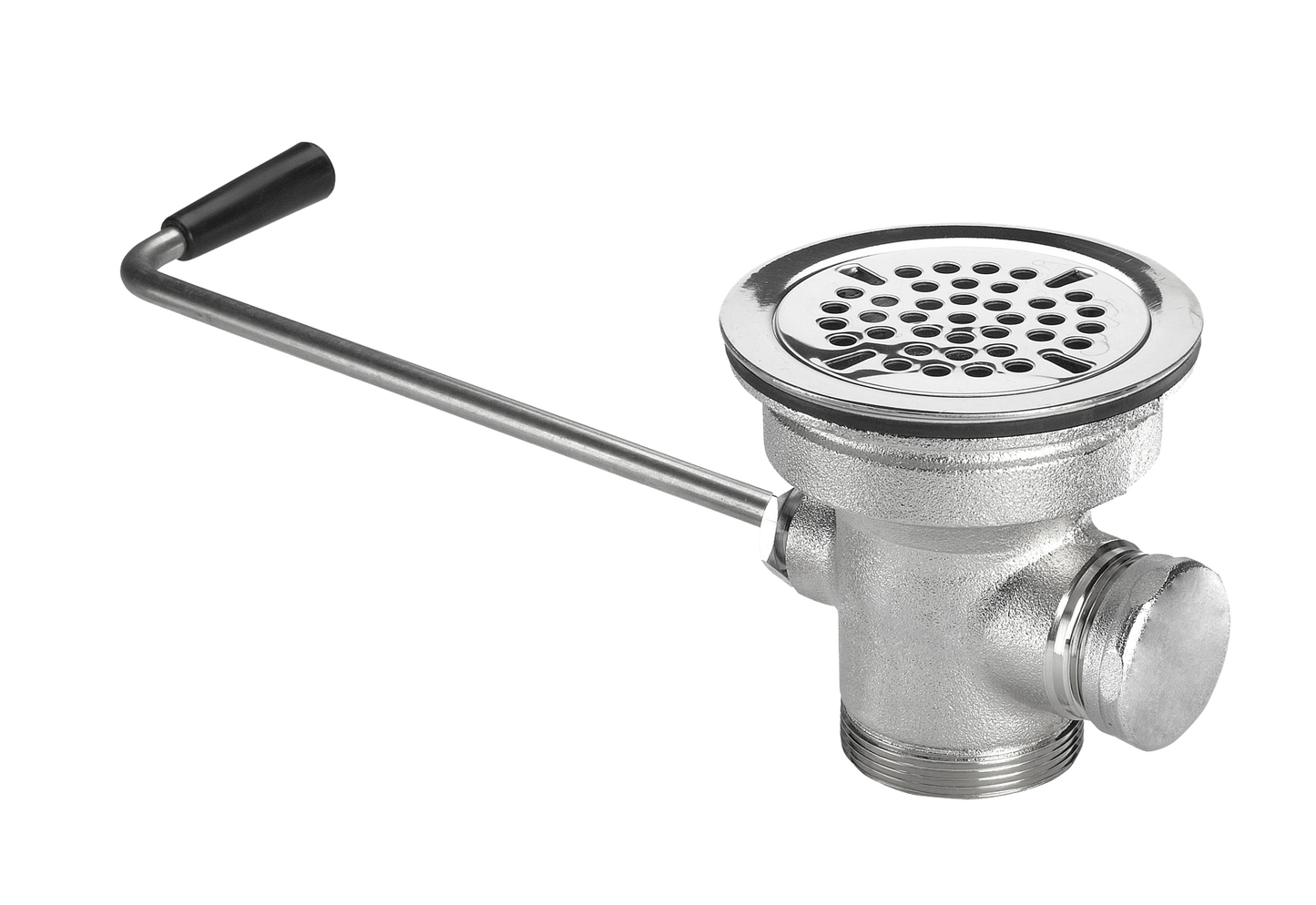 Krowne 22-204 Twist Valve w/ 1 1/4" Overflow Outlet, 3 1/2" Sink Opening