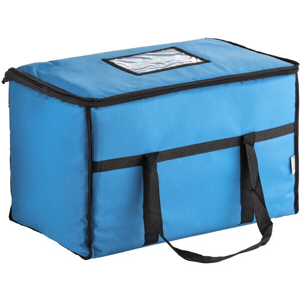 Food Delivery Bag Insulated , Blue, 23" x 13" x 15" , (L)