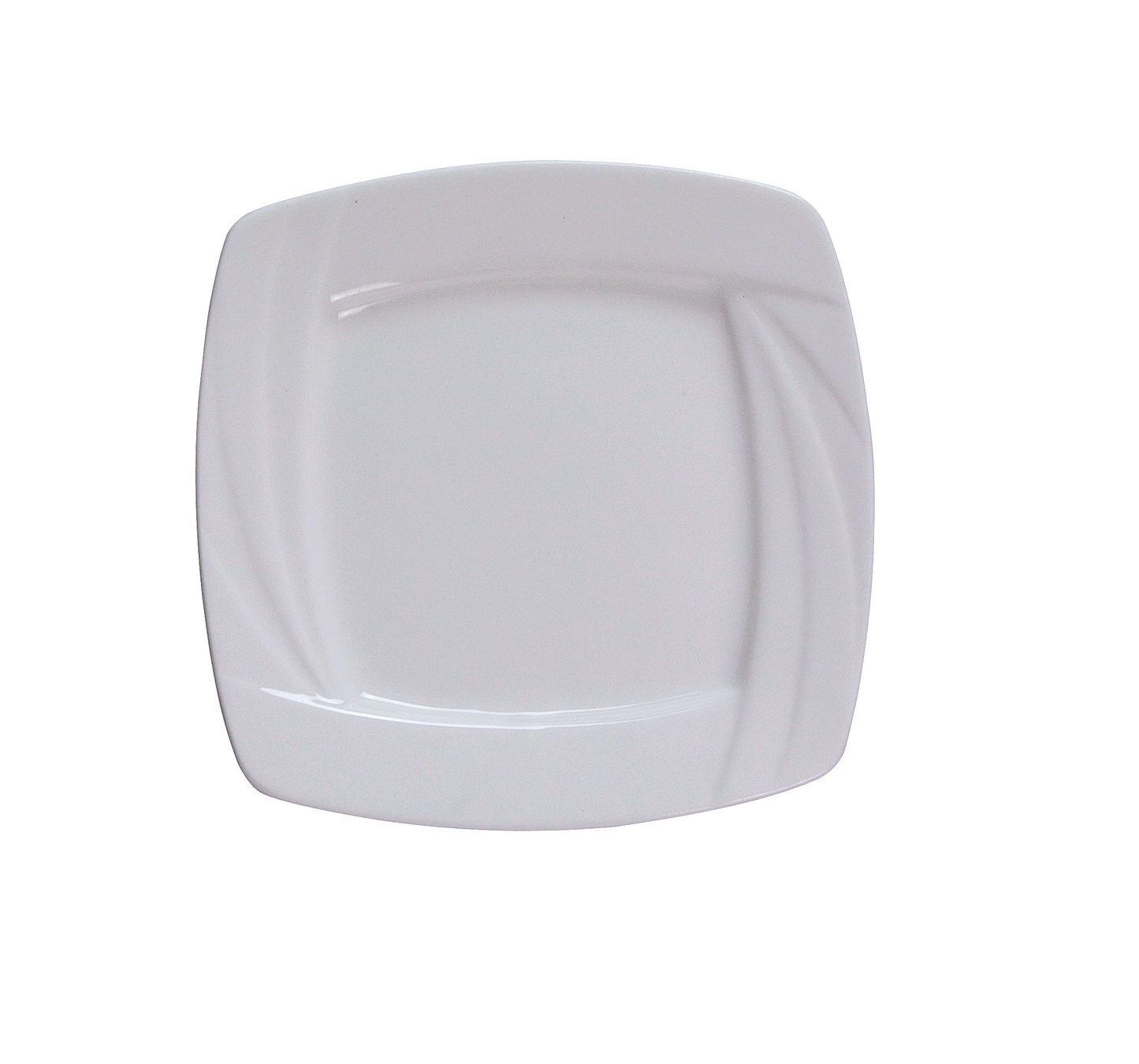 Yanco MM-6-SQ Miami Plate 6"L X 6"W Square