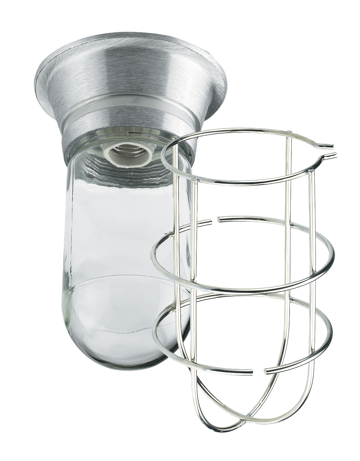 Krowne 25-112 Exhaust Hood Vaporproof Light Fixture, Shatterproof w/ Wire Guard