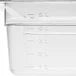 Choice 176FP124CL 1/2 Size 4" Deep Clear Polycarbonate Food Pan