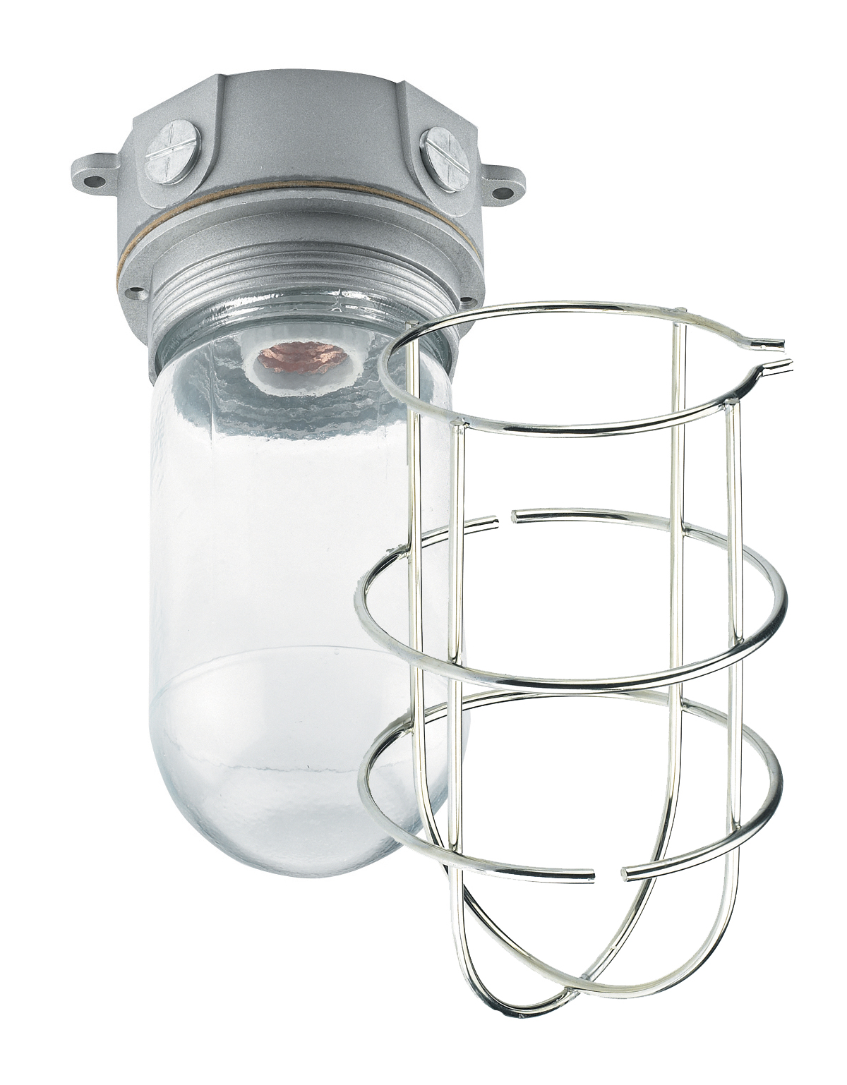 Krowne 25-113 Refrigeration Vaporproof Light Fixture, Shatterproof w/ Wire Guard