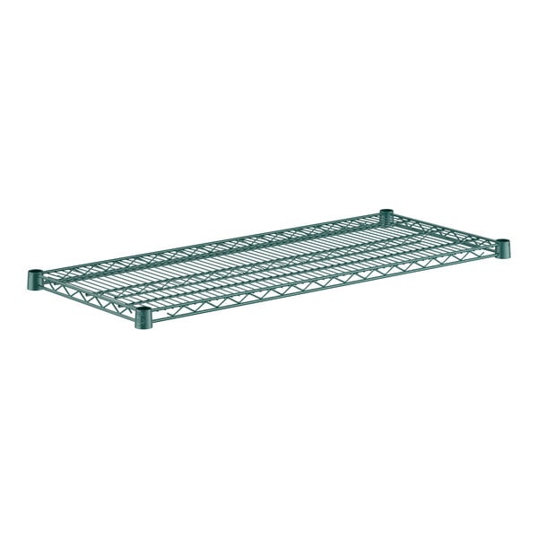 Wire Shelf 18" x 48" NSF Green Epoxy