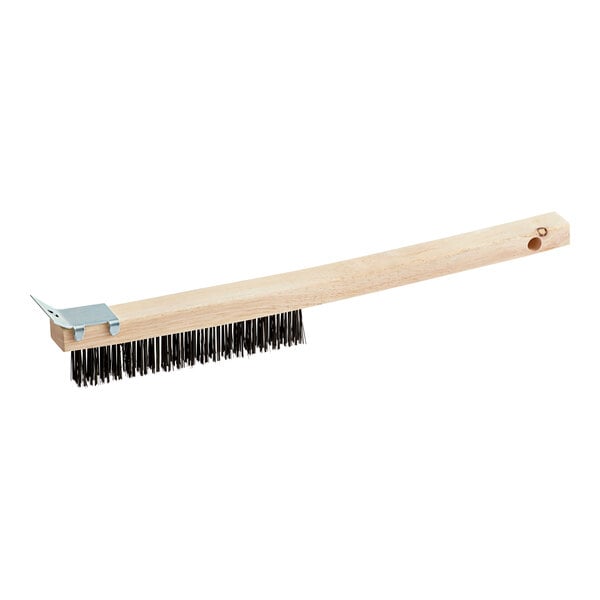 Grill Brush Bristle 14"L Web