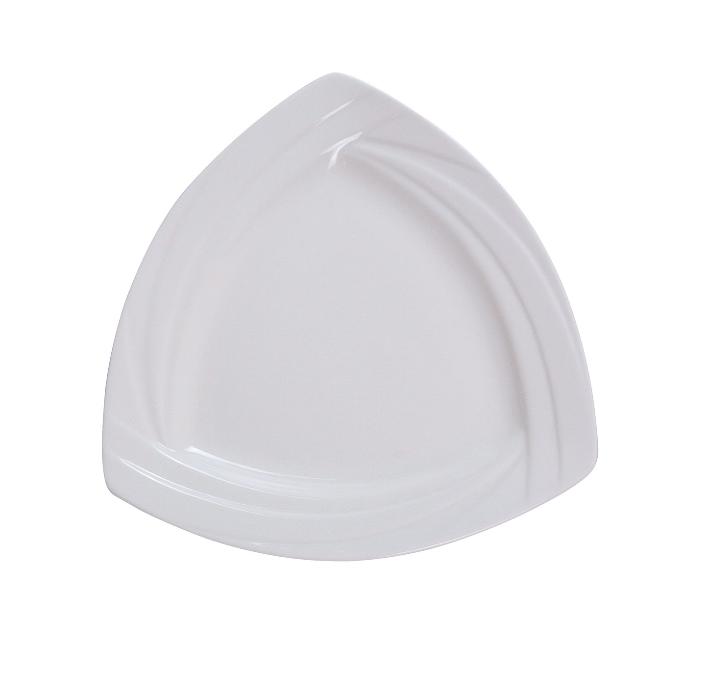Yanco MM-10-TR Miami Plate 10"L X 10"W Triangular