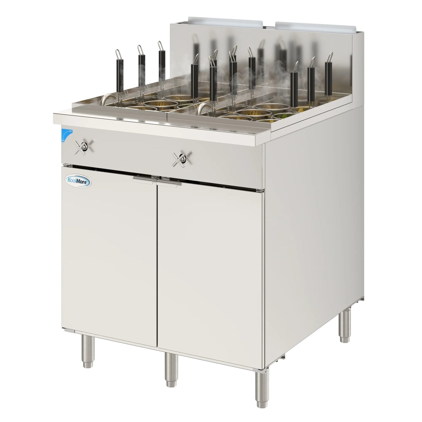 Koolmore KM-PC12-NG Pasta Cooker With 12 Baskets 140,000 BTU 22-Gallon