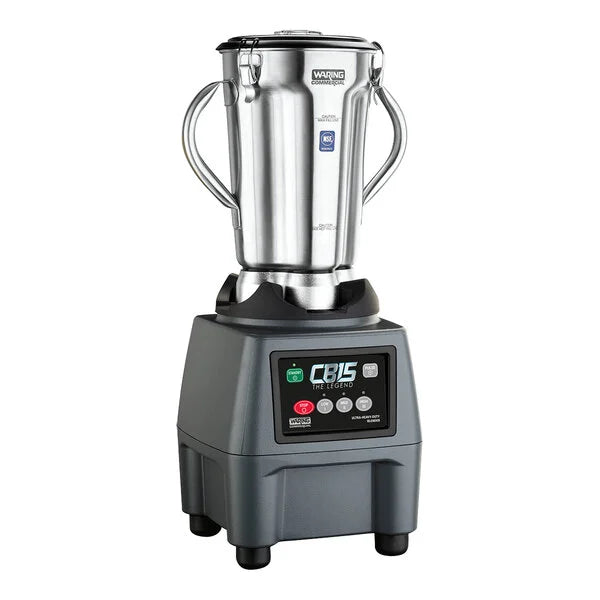 Waring CB15 1 Gallon Stainless Steel Food Blender - 120V