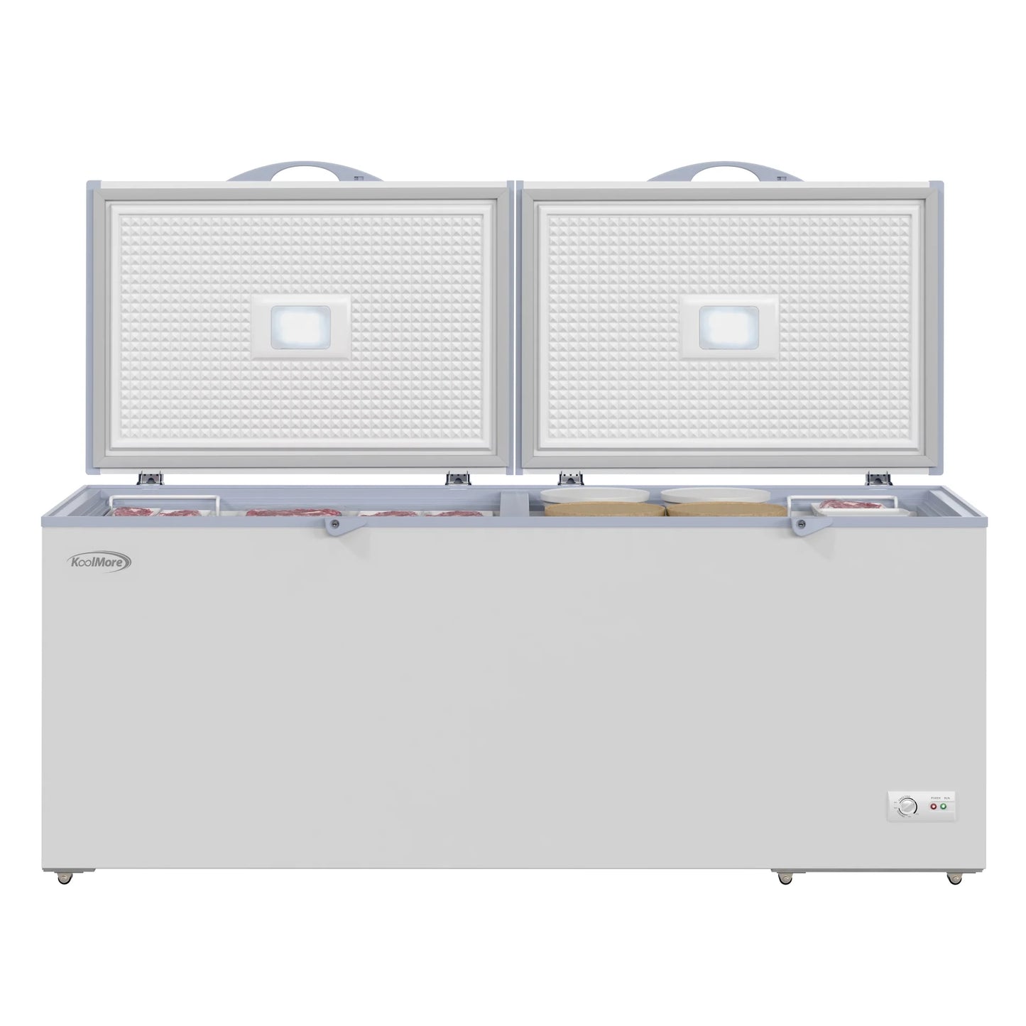Koolmore SCF-24C Commercial 77" W Chest Freezer 24 Cu Ft.