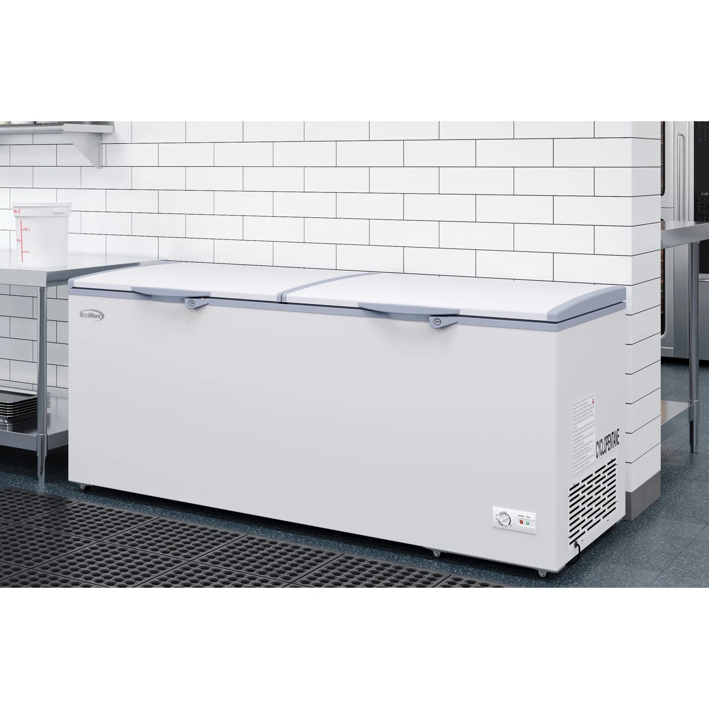 Koolmore SCF-24C Commercial 77" W Chest Freezer 24 Cu Ft.