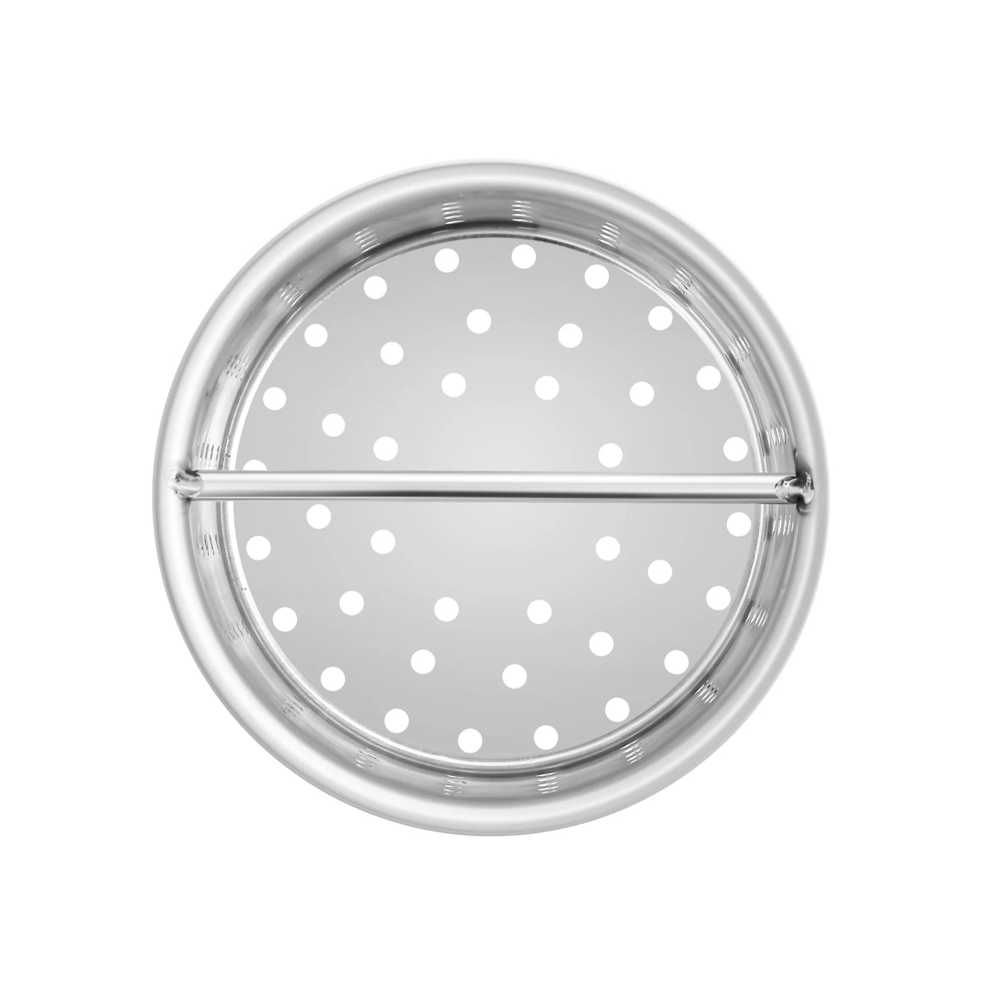 Koolmore KM-FTG-2424 24" x 24" 14-Gauge Stainless Steel Floor Trough with Grate Removable Drain Basket NSF