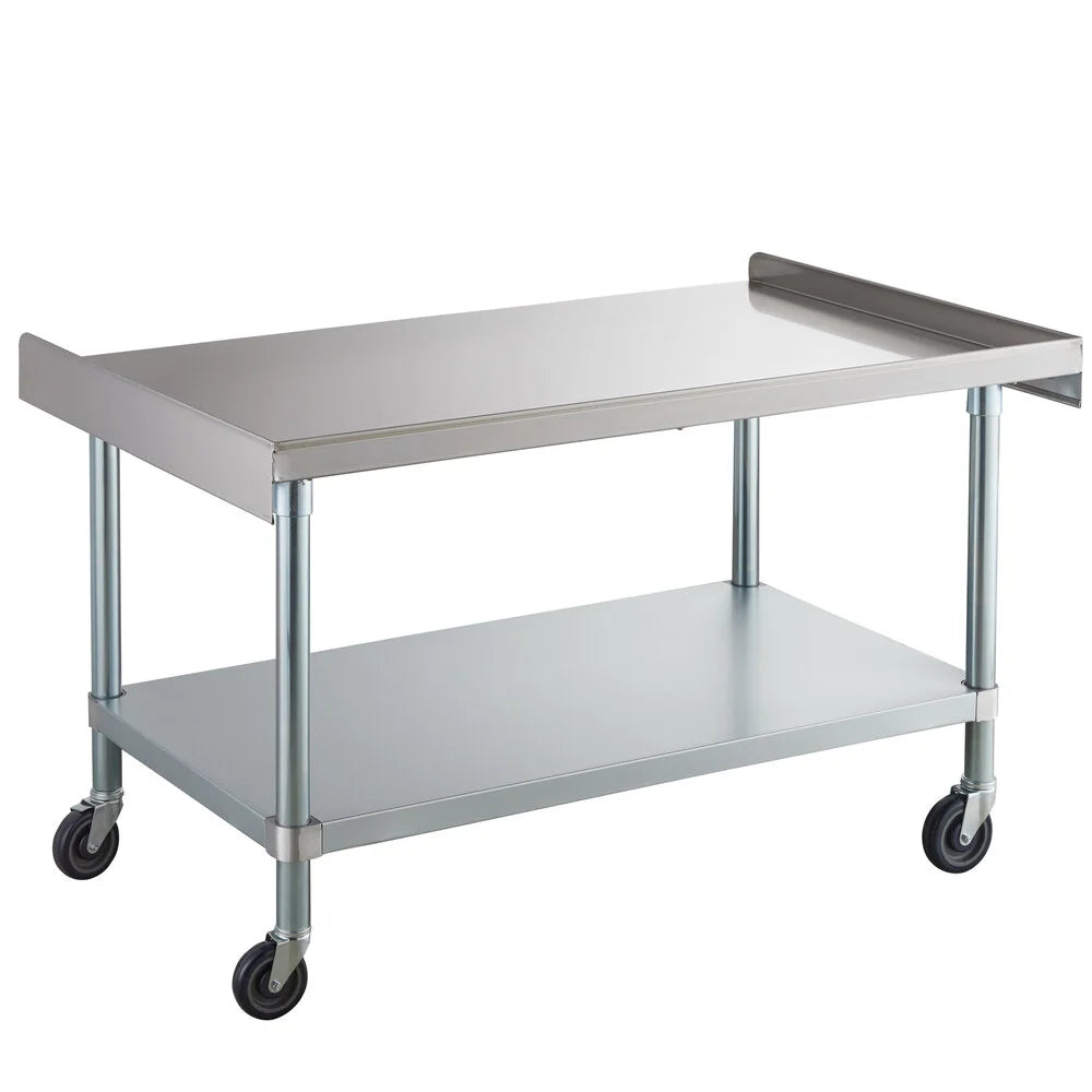 Regency 30" x 48" Stainless Steel Equipment Stand 16-Gauge with Galvanized Undershelf