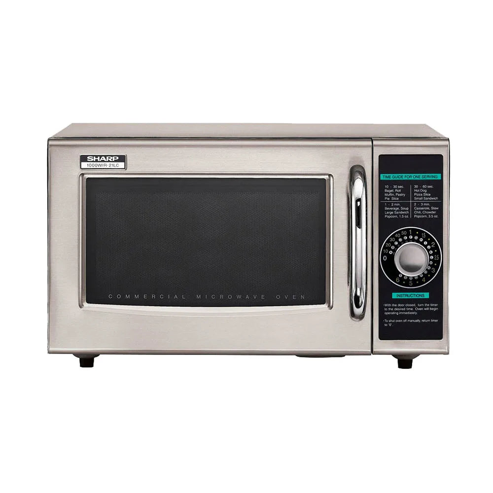 Sharp R-21LCFS Commercial Microwave w/ Dial Control 1000w 120v