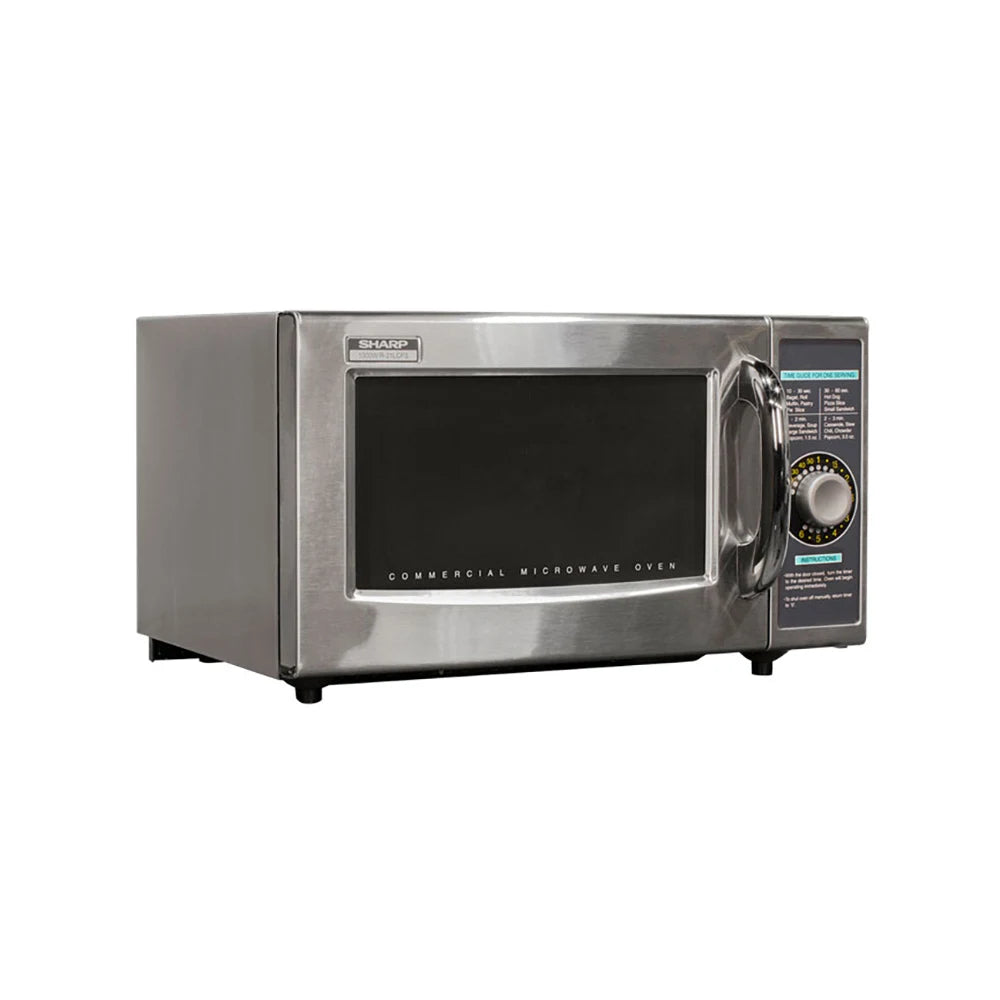 Sharp R-21LCFS Commercial Microwave w/ Dial Control 1000w 120v