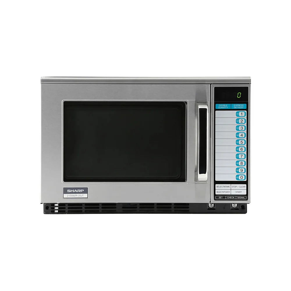 Sharp R-25JTF Heavy-Duty Commercial Microwave Oven with Touch Pad 2100w 230v/1ph