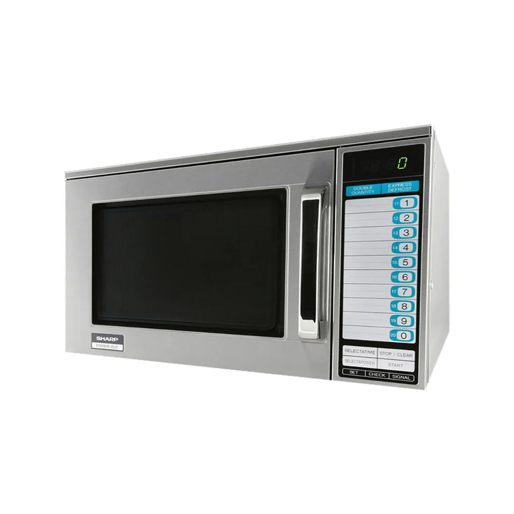 Sharp R-25JTF Heavy-Duty Commercial Microwave Oven with Touch Pad 2100w 230v/1ph