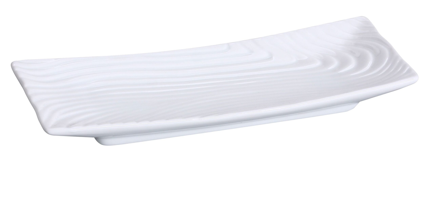 Yanco FU-2110 Fuji Sushi Plate 10-1/2"L X 4-3/8"W Rectangular