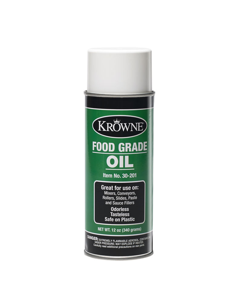 Krowne 30-201 Food Grade Oil for Mixers, Conveyors, Rollers & Slides, Non-Silicone