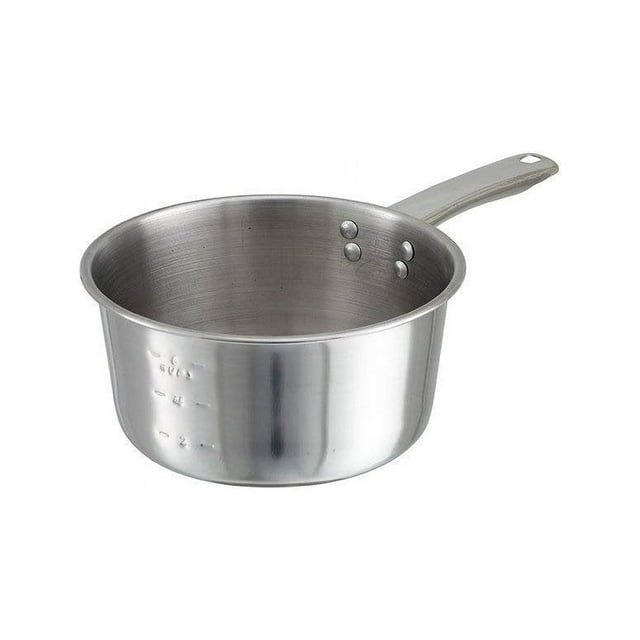 WINCO Stainless Steel Saucepan with Hollow Cool Handle