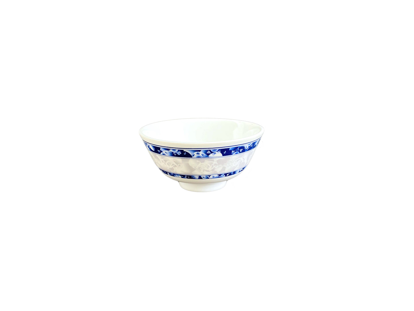 Thunder Group 3006DL Blue Dragon 9 oz. Round Melamine Rice Bowl - 12/Case