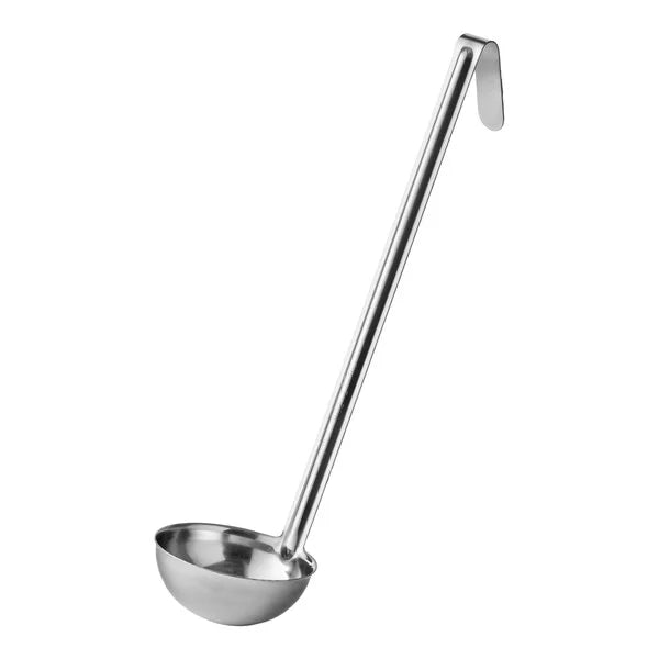 Choice 407OPL6 6 oz. One-Piece Stainless Steel Ladle