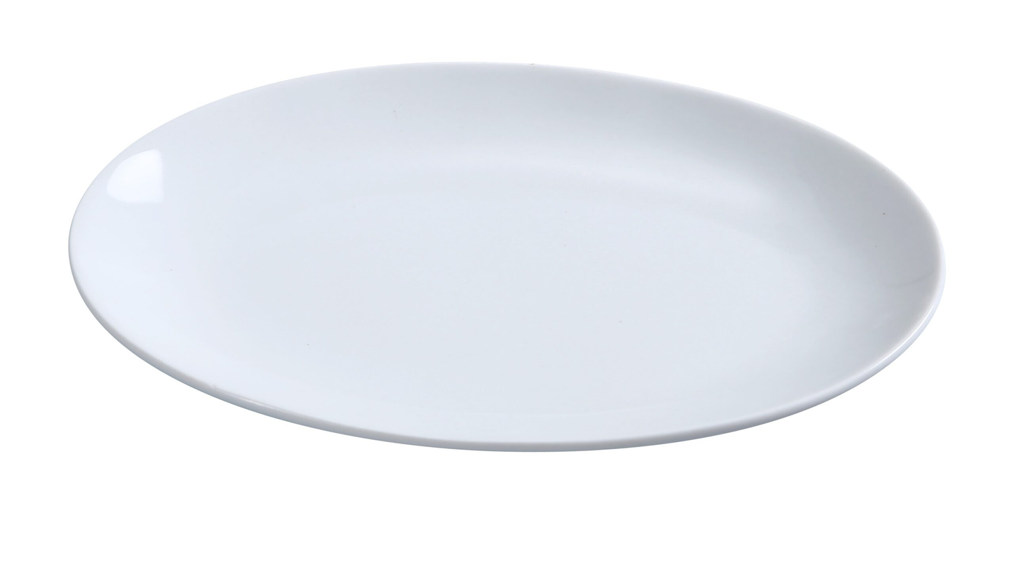 Yanco PS-12-CP Piscataway Platter 12"L X 8-1/4"W Oval